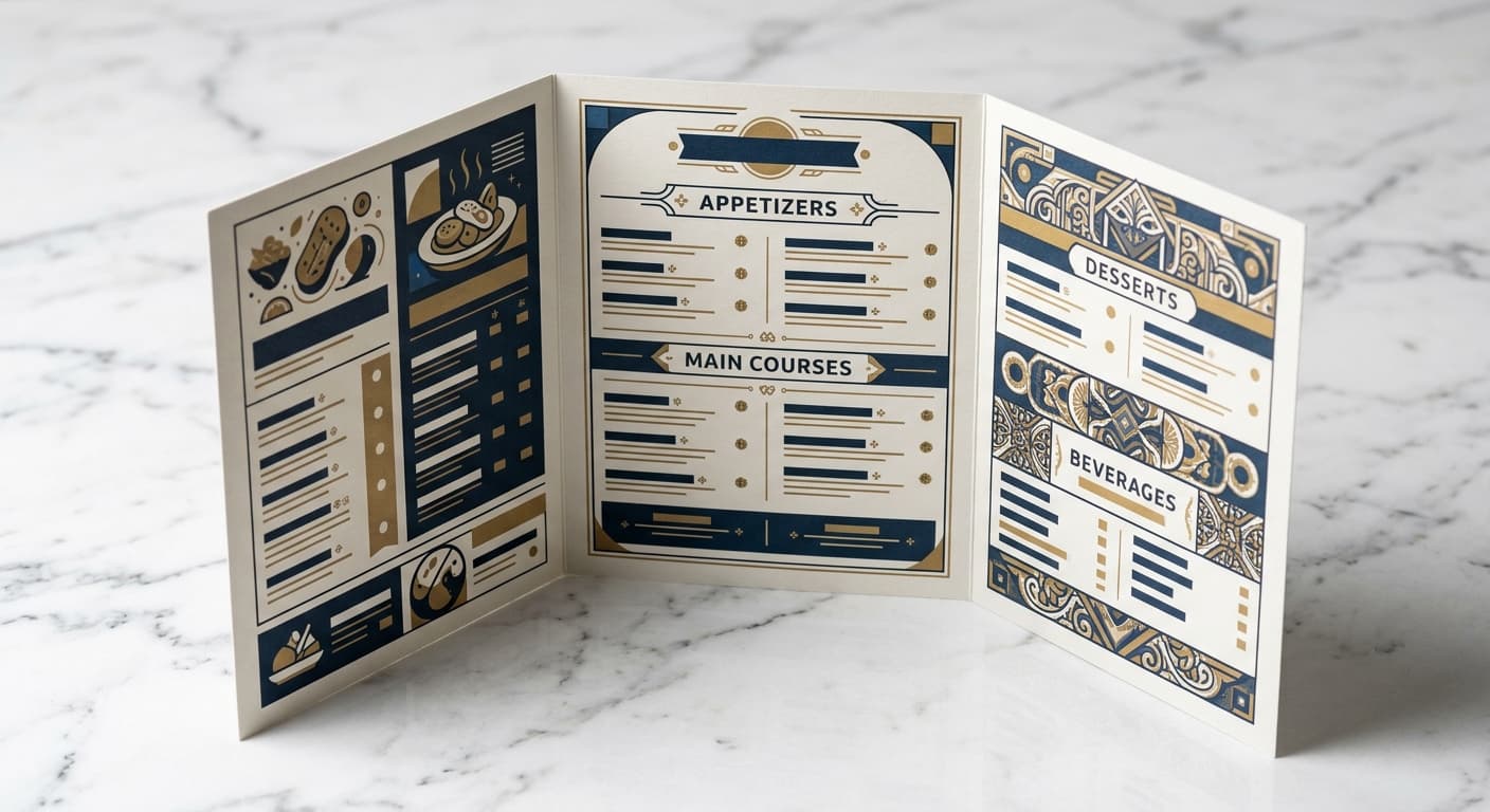 Menus - 11 x 25.5"