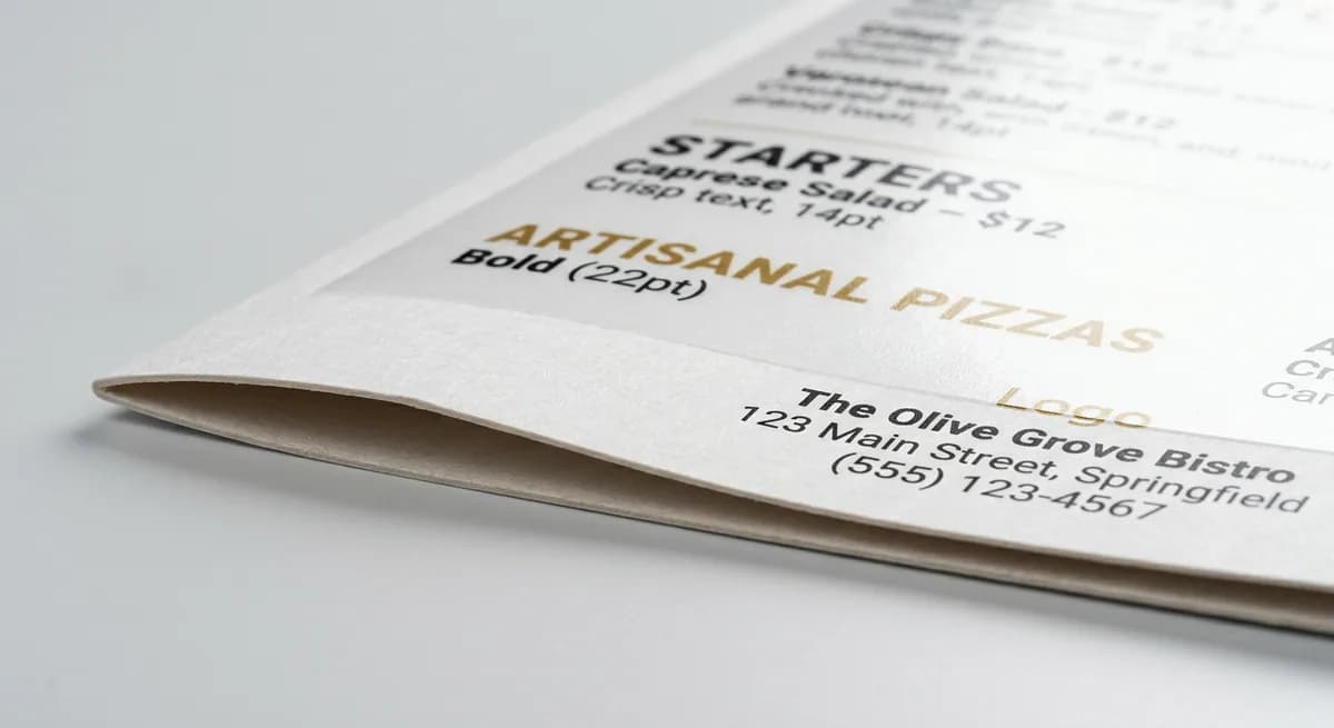 Menus & Restaurant